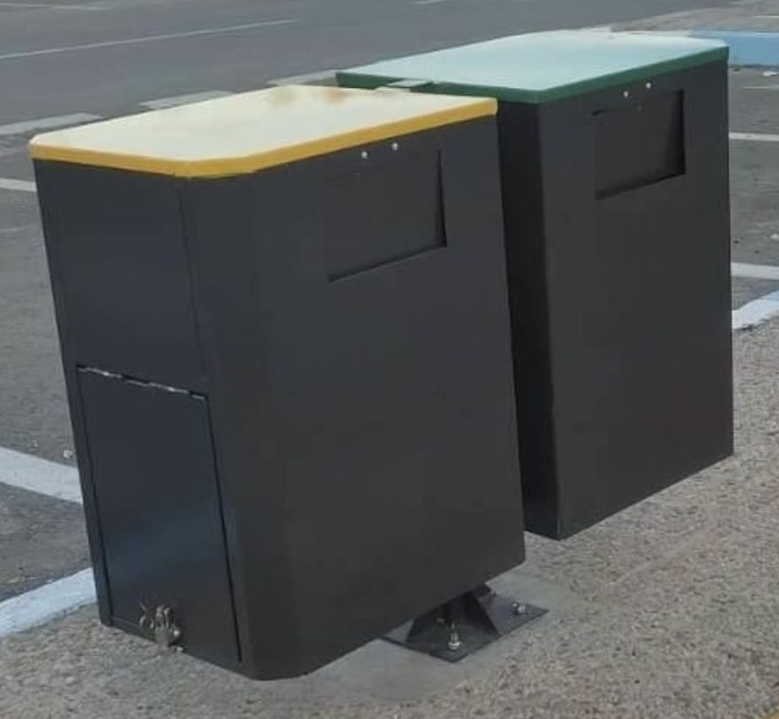 Two-component waste basket