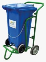 Pushcarts with plastic container